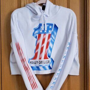 Harley Davidson Crop Hoody